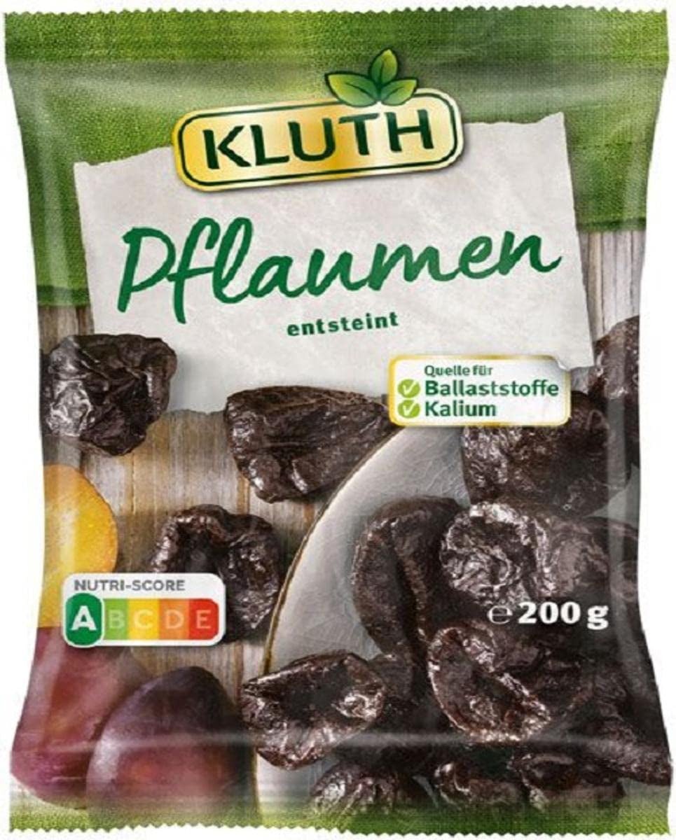 Prugne con nocciolo 200g - Aromatizzate, fruttate e naturalmente dolci - Vegane, non solforate, denocciolate e senza zuccheri aggiunti - Nutri-Score A (1 x 200g) Prodotti disidratati Naty Shop Default title