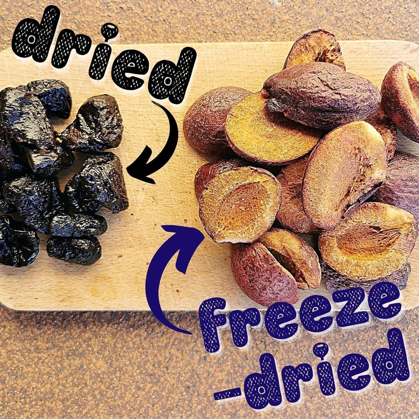 Prugne liofilizzate Prugne liofilizzate 100% naturali | Senza zuccheri aggiunti Dolci liofilizzati salutari | Prugne liofilizzate Frutta liofilizzata Frutta liofilizzata ZingyZoo Prodotti disidratati Il mio negozio