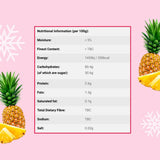 Ananas liofilizzato in polvere 100g - Frutta liofilizzata in polvere - Ananas liofilizzato in polvere per frullati, yogurt e prodotti da forno - Ananas in polvere 100% naturale senza additivi Prodotti disidratati Naty Shop