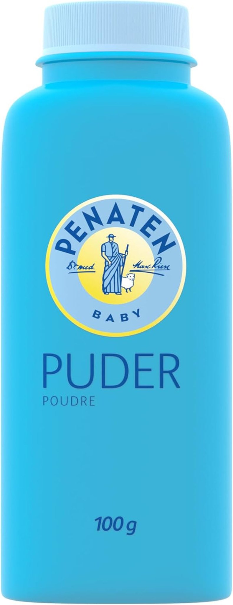 Polvere naturale per neonati Penaten con aloe e vitamina E (1x 100 g) - Protegge la pelle sensibile, assorbe l'umidità e mantiene la pelle asciutta - Dermatologicamente approvato - 99% ingredienti di origine naturale Bambini - Bagno e cura della pelle Naty Shop 100 G (1 confezione) Polvere per il corpo