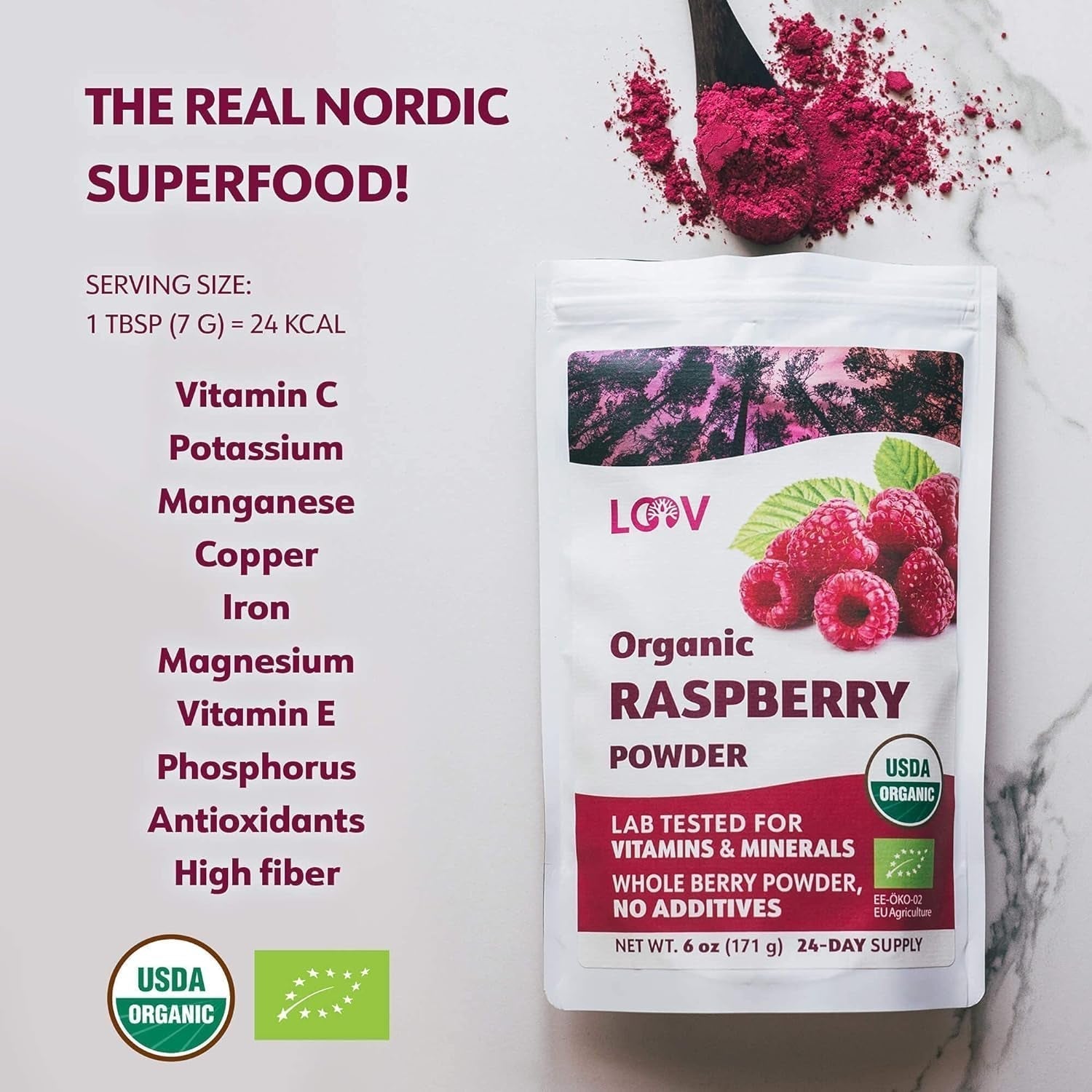 Polvere Di Lamponi Biologici 100% Lamponi Interi In Polvere Di Lamponi Liofilizzati 171g Dall'Europa Fornitura 24 Giorni Senza Zuccheri Aggiunti Naty Shop Prodotti Disidratati