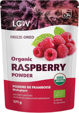 Polvere di lamponi biologici 100% lamponi interi Lamponi liofilizzati in polvere 171g dall'Europa Fornitura 24 giorni Senza zuccheri aggiunti Naty Shop Prodotti disidratati Titolo predefinito