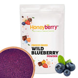 Mirtillo selvatico liofilizzato in polvere 100g - Polvere di frutta liofilizzata - Polvere di mirtillo liofilizzato per dolci, frullati e muesli - Polvere di mirtillo naturale senza additivi Prodotti disidratati Il mio negozio 100G