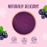 Mirtillo selvatico liofilizzato in polvere 100g - Polvere di frutta liofilizzata - Polvere di mirtillo liofilizzato per dolci, frullati e muesli - Polvere di mirtillo naturale senza additivi Prodotti disidratati Il mio negozio