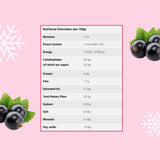 Polvere di ribes nero liofilizzato 100g - Polvere di frutta liofilizzata - Polvere di ribes nero per frullati e dolci - Polvere di ribes nero naturale senza additivi Prodotti disidratati Naty Shop