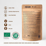 Polvere di mirtilli selvatici biologici, mirtilli interi liofilizzati, qualità alimentare cruda al 100%, ricco di antiossidanti e vitamina C, senza zuccheri aggiunti, raccolti nel Nord Europa Prodotti secchi Naty Shop