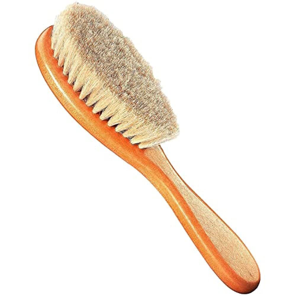Reer 81165 Spazzola in pelo naturale - pelo di capra, piccola Bambini - Bagno e Cura della Pelle Naty Shop Titolo predefinito