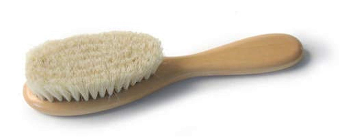 Reer 81165 Spazzola in pelo naturale - pelo di capra, piccoli Bambini - Bagno e Cura della Pelle Naty Shop