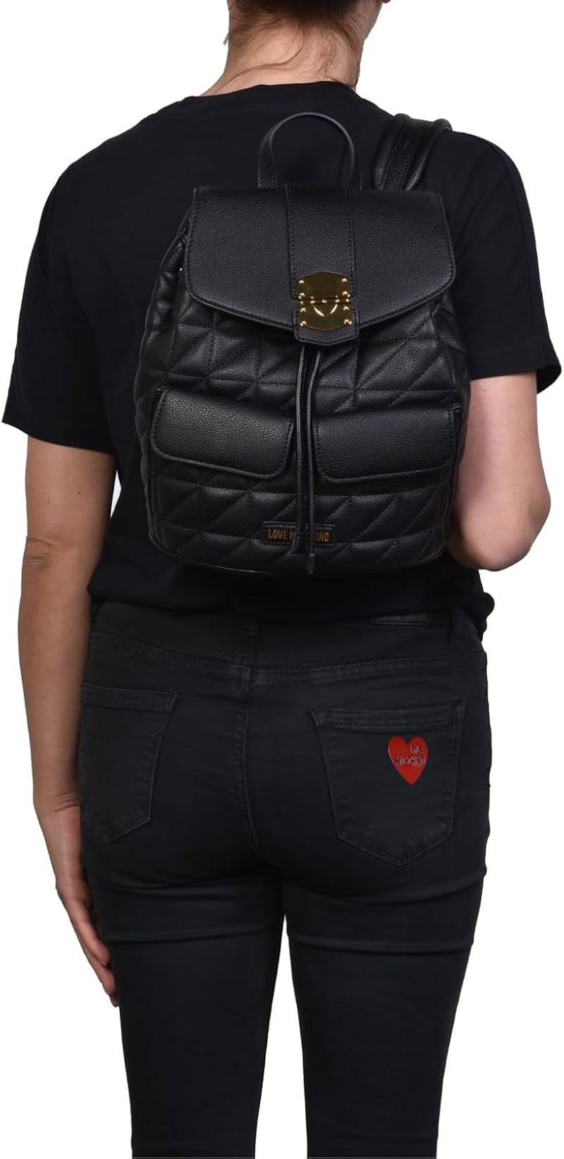 Zaino da donna Love Moschino, nero Naty Shop Borse da donna