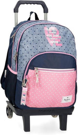 Pepe Jeans Zaino Noni Denim Zaini e cartelle Premium Naty Shop Zaino 46 + Trolley