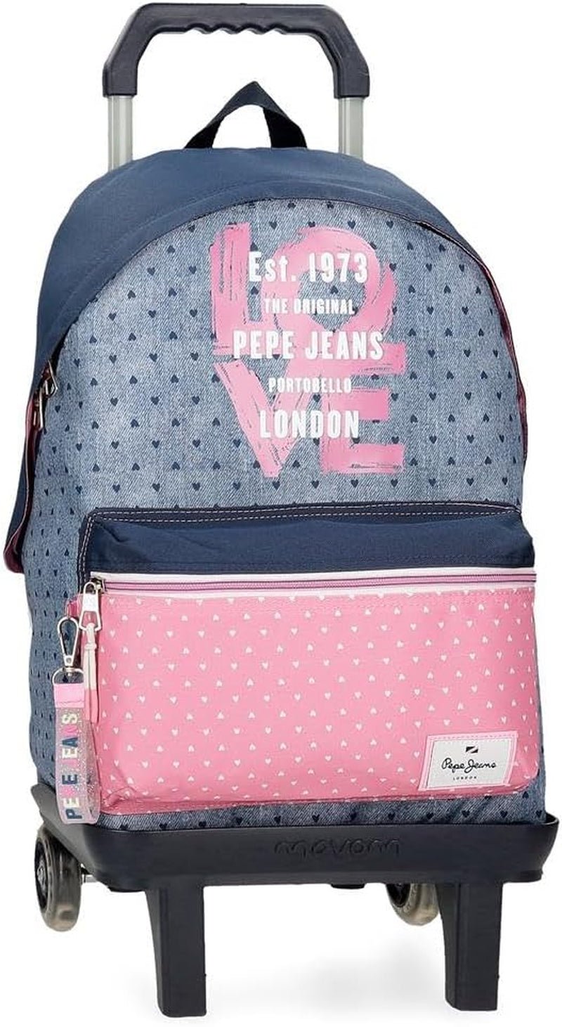 Pepe Jeans Zaino Noni Denim Zaini e cartelle Premium Naty Shop Zaino 42 + Trolley