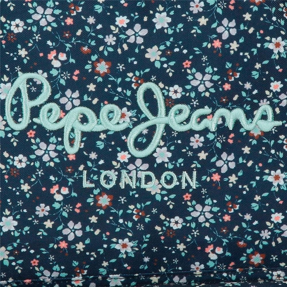 Pepe Jeans Zaino scolastico con trolley Alenka, blu, 30 x 40 x 12 cm, poliestere, 14,4 l, blu, zaino scolastico con trolley Zaini e cartelle Premium Naty Shop