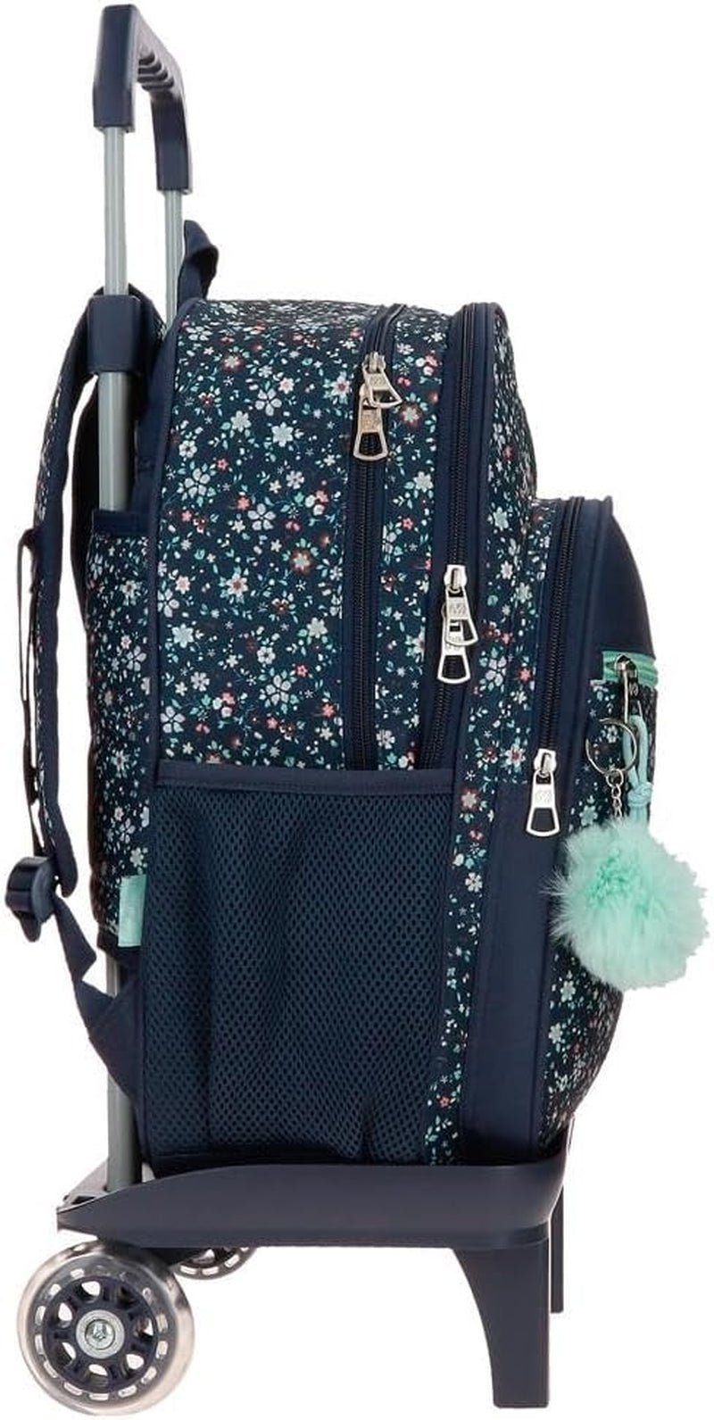 Pepe Jeans Zaino scolastico con trolley Alenka, blu, 30 x 40 x 12 cm, poliestere, 14,4 l, blu, zaino scolastico con trolley Zaini e cartelle Premium Naty Shop