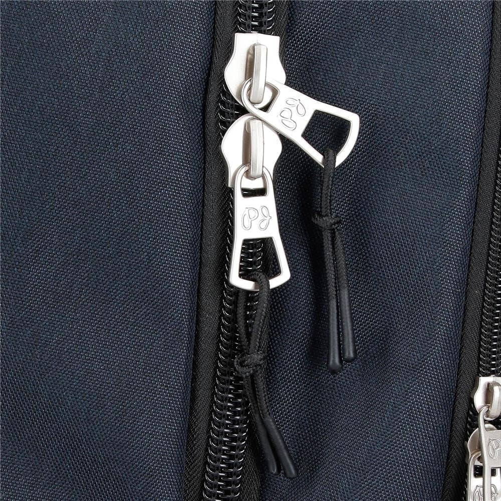 Pepe Jeans Zaino Scuola Cromwell, Doppio Scomparto, Nero, 33 x 46 x 15 cm, Poliestere, 22,77 L, Nero, Taglia Unica, Zaino Scuola Doppio Scomparto Zaini e cartelle Premium Naty Shop