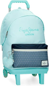 Zaino Pepe Jeans Dalma School Zaino per bambini realizzato in poliestere, spallacci regolabili larghi e regolabili, tasca frontale. Da Joumma Bags Zaini e cartelle premium Naty Shop Rucksack 44 + Wagen