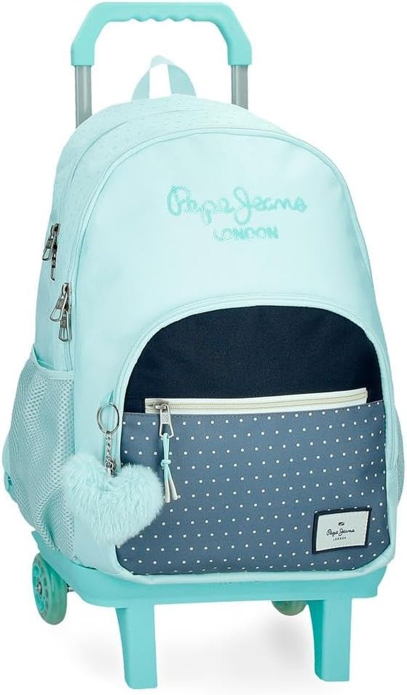 Zaino Pepe Jeans Dalma School Zaino per bambini realizzato in poliestere, spallacci regolabili larghi e regolabili, tasca frontale. Da Joumma Bags Zaini e cartelle premium Naty Shop Rucksack 45 + Wagen