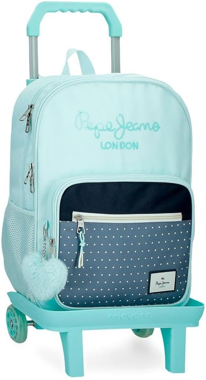 Zaino Pepe Jeans Dalma School Zaino per bambini realizzato in poliestere, spallacci regolabili larghi e regolabili, tasca frontale. Da Joumma Bags Zaini e cartelle premium Naty Shop Rucksack 40 + Wagen