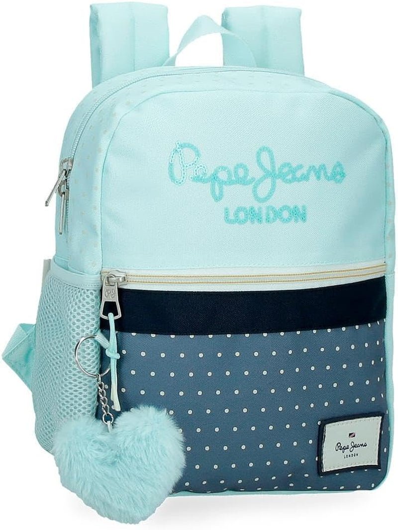 Zaino Pepe Jeans Dalma School Zaino per bambini realizzato in poliestere, spallacci regolabili larghi e regolabili, tasca frontale. Da Joumma Bags Zaini e cartelle premium Naty Shop Lässiger Rucksack