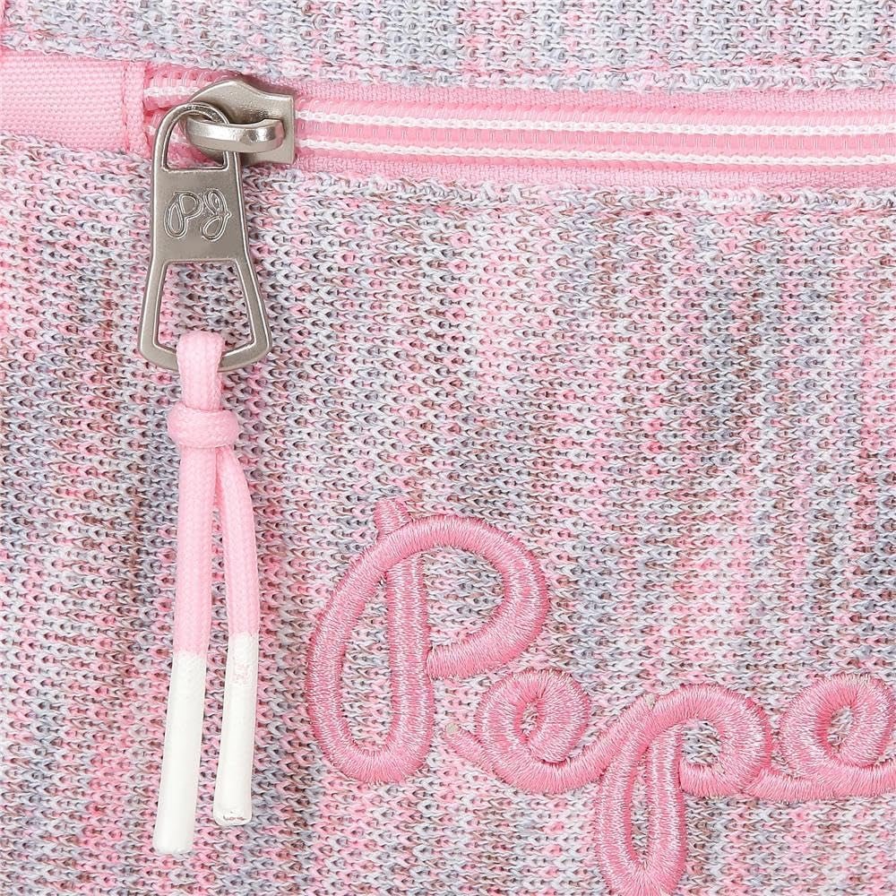 Zaino scolastico Pepe Jeans Miri, rosa, 31 x 44 x 17,5 cm, poliestere, 22,79 l, rosa, zaino scolastico Zaini e cartelle Premium Naty Shop