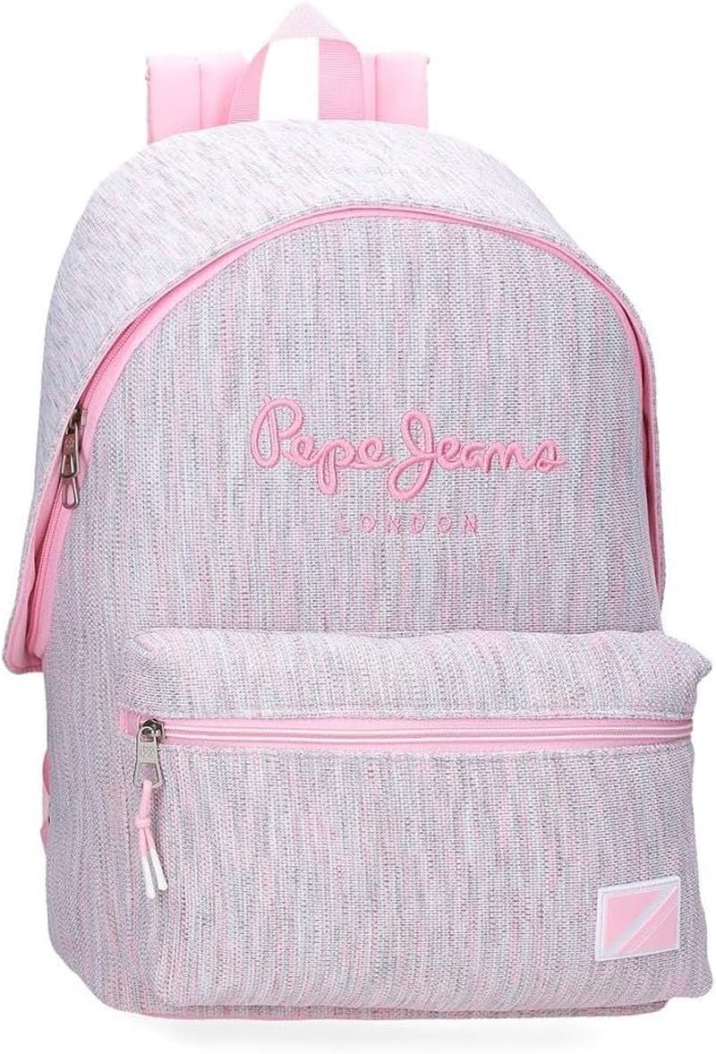 Pepe Jeans Zaino scolastico Miri, rosa, 31 x 44 x 17,5 cm, poliestere, 22,79 l, rosa, zaino scolastico Zaini e cartelle premium Naty Shop Rucksack