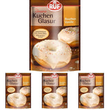 RUF Cake Glaze Vaniglia Bourbon, busta da 100 g, adatta al microonde, per glassare e decorare biscotti, muffin e torte, senza glutine (confezione da 4) Naty Shop Pasta di zucchero Default Title