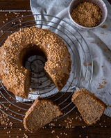 RUF Cake Glaze Nocciola, 100g in busta, adatta al microonde, per glassare torte con noci, praline e creme pasticcere, senza glutine (confezione da 4) Naty Shop Pasta di zucchero