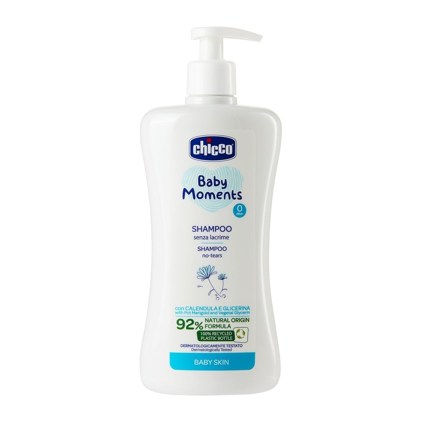 Chicco Shampoo Bambini - Bagno e Cura della Pelle Naty Shop 500 Ml (1 confezione)