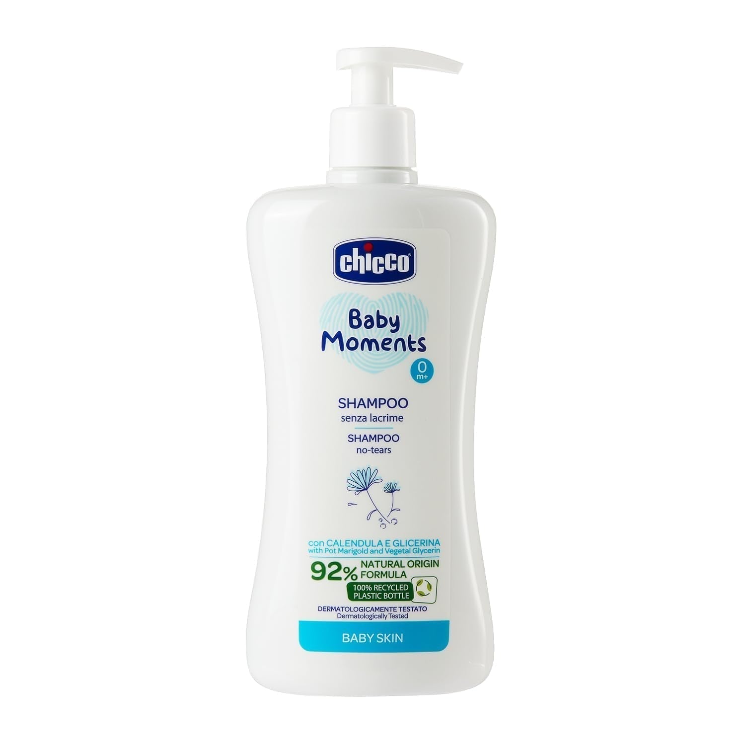 Chicco Shampoo Bambini - Bagno e Cura della Pelle Naty Shop 500 Ml (1 confezione)