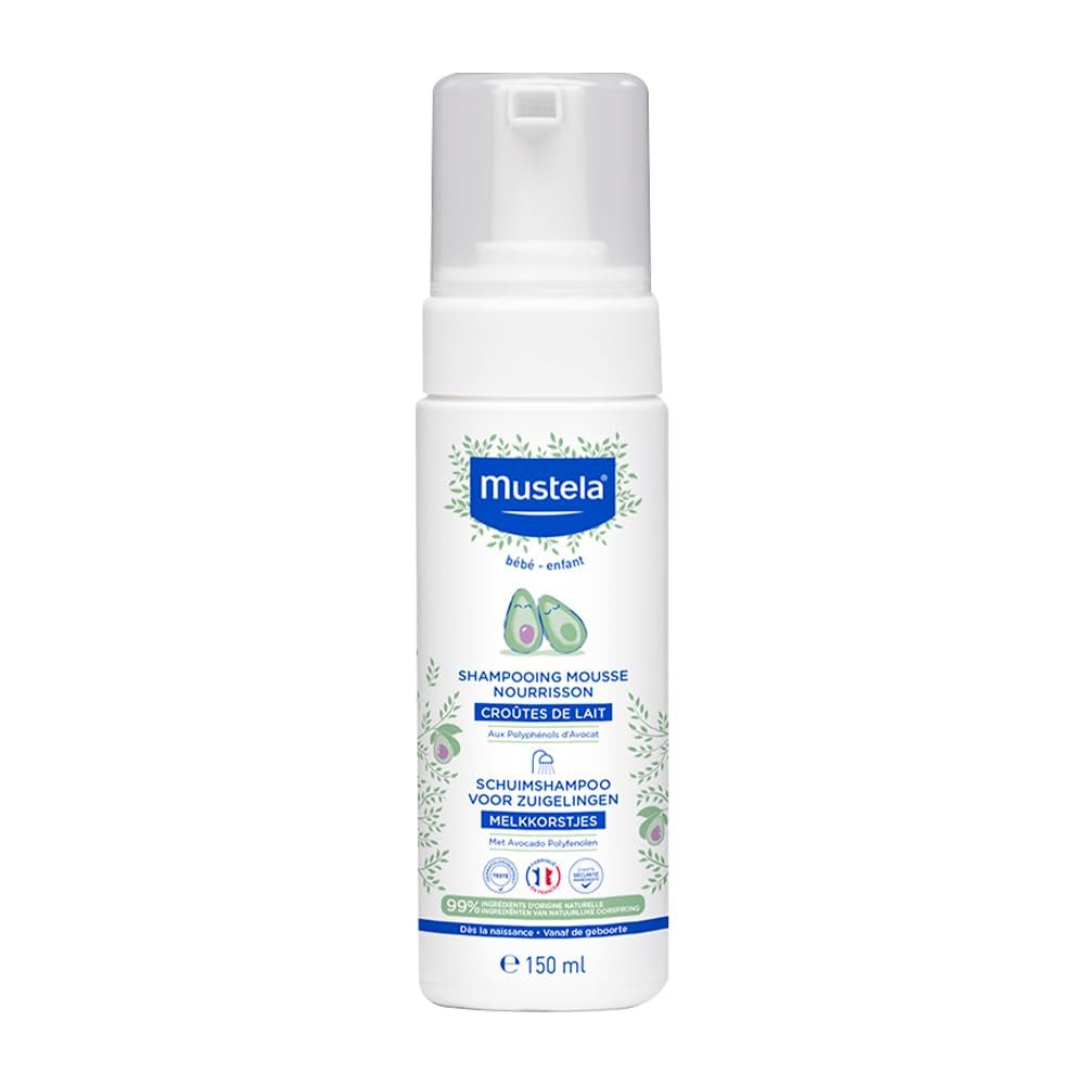 Shampoo mousse per croste lattee, capelli, neonati, bambini, tutta la famiglia - Aiuta a rimuovere la crosta lattea, pulizia delicata, senza irritare (150ml) Bambini - Bagno e Cura della Pelle Naty Shop 150 Ml (1 confezione)