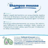 Shampoo in mousse per croste lattee, capelli, neonati, bambini, tutta la famiglia - Aiuta a rimuovere la crosta lattea, pulizia delicata, non punge (150ml) Bambini - Bagno e Cura della Pelle Naty Shop