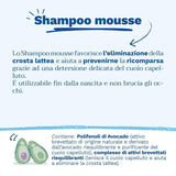 Shampoo in mousse per croste lattee, capelli, neonati, bambini, tutta la famiglia - Aiuta a rimuovere la crosta lattea, pulizia delicata, non punge (150ml) Bambini - Bagno e Cura della Pelle Naty Shop