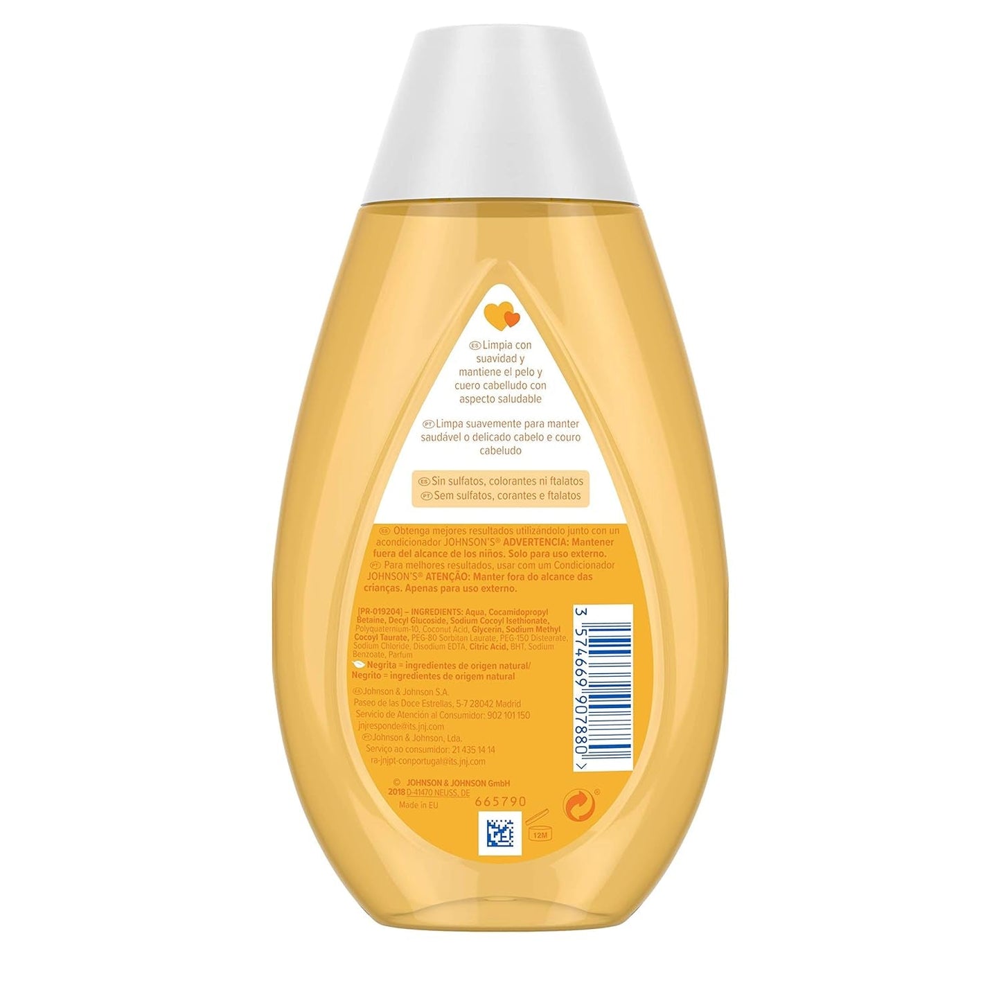 Shampoo, confezione da 3 (3 x 300 ml) Bambini - Bagno e Cura della Pelle Naty Shop