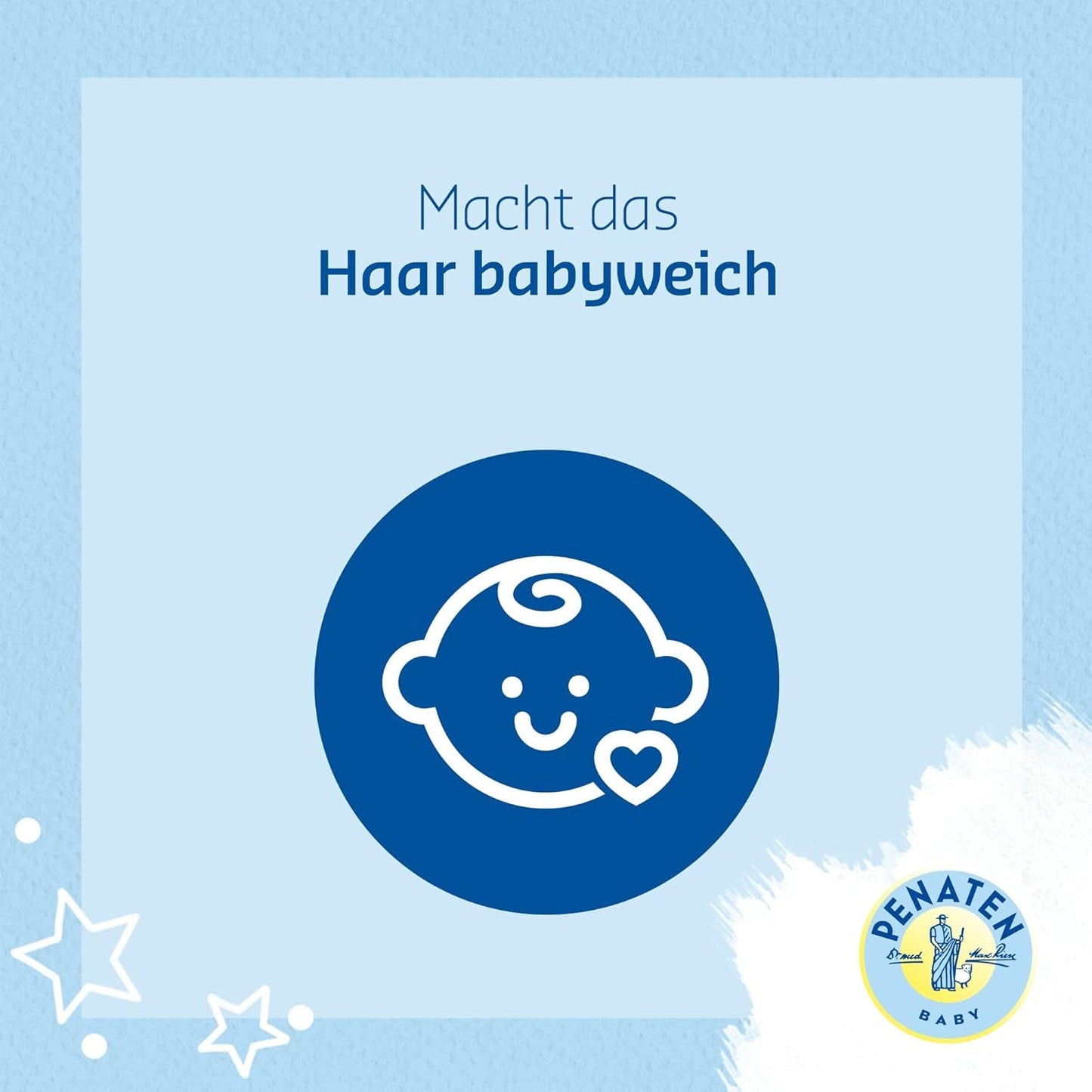 PENATEN shampoo (400 ml), shampoo particolarmente delicato per neonati, per capelli morbidi e facili da pettinare, delicato come l'acqua pura per gli occhi, in confezione riciclabile (confezione da 2) Bambini - Bagno e Cura della Pelle Naty Shop