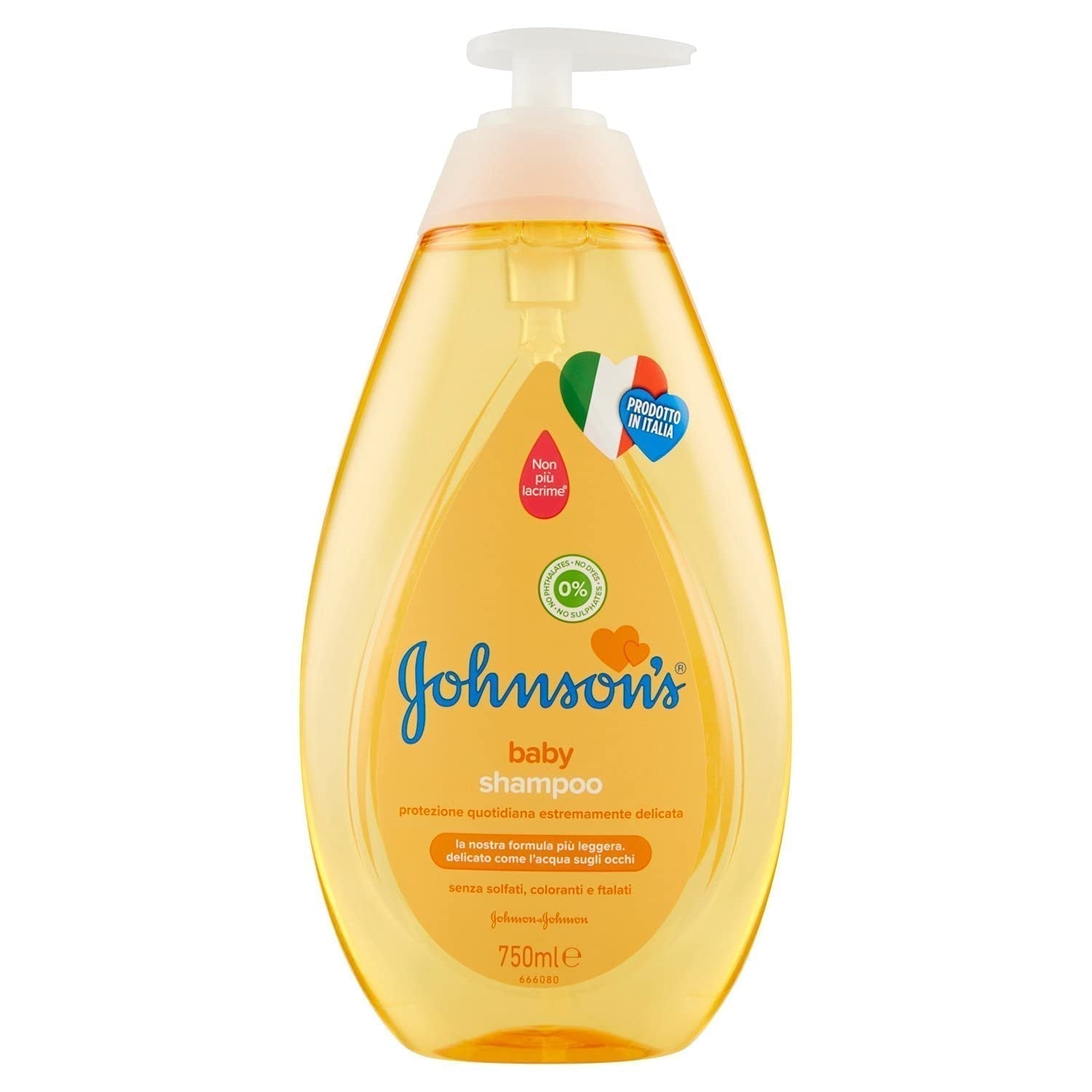 Johnson's & Johnson shampoo per bambini, 750 ml Bambini - Bagno e Cura della Pelle Naty Shop 750 Ml (1 confezione) fiorito