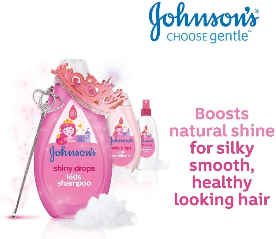 Shampoo per bambini Johnson's Shiny Drops, 500 ml Bambini - Bagno e Cura della Pelle Naty Shop