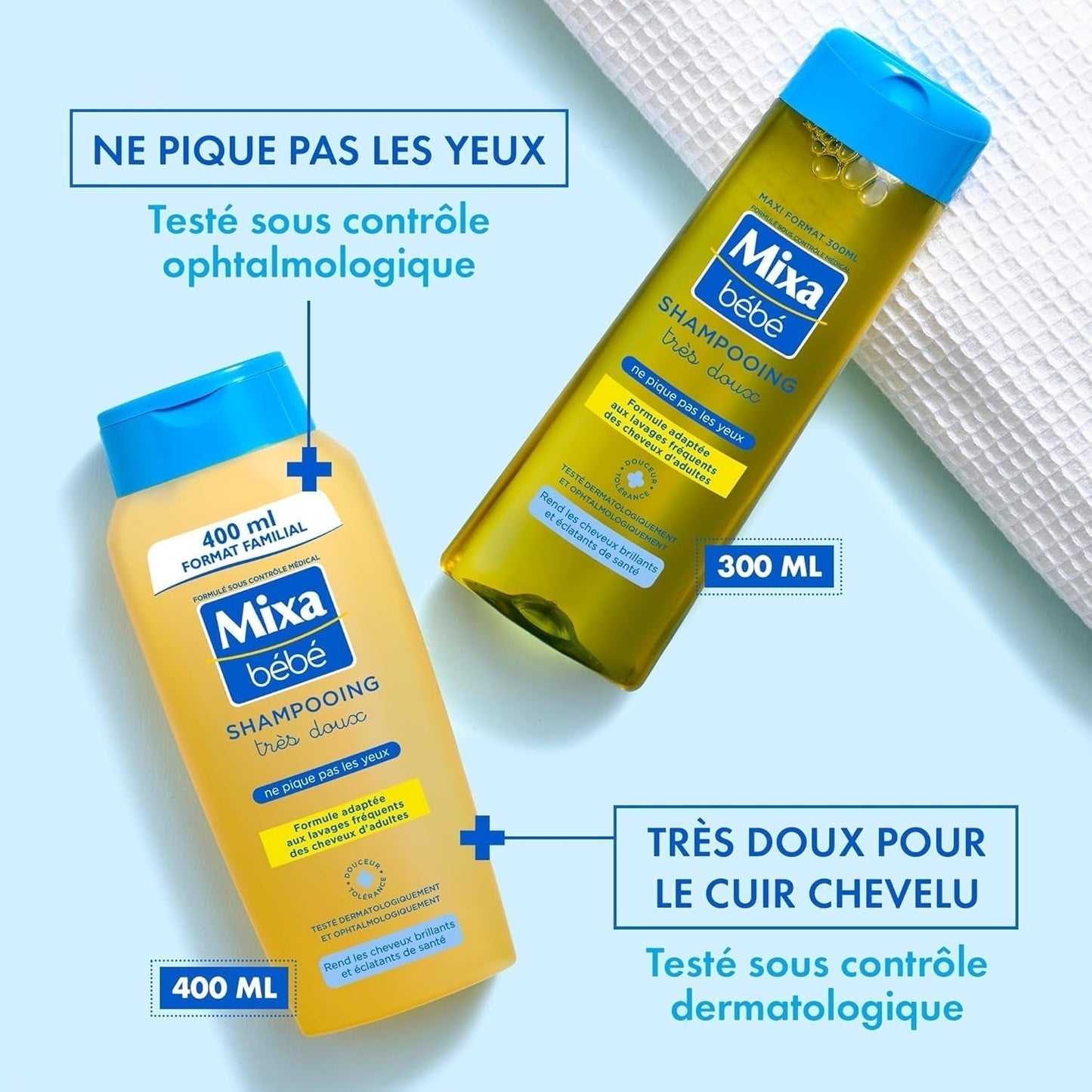 Shampoo per bambini Mixa, morbidissimo, 300 ml, 300 ml Bambini - Bagno e Cura Naty Shop
