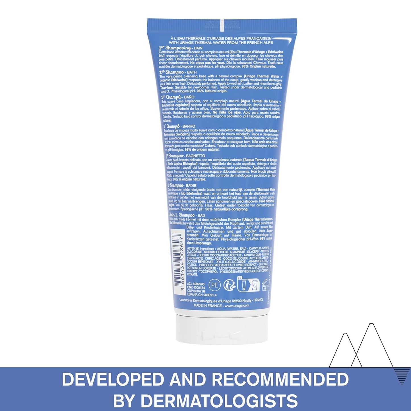 Shampoo per bambini Uriage, 200 ml Bambini - Bagno e Cura della Pelle Naty Shop
