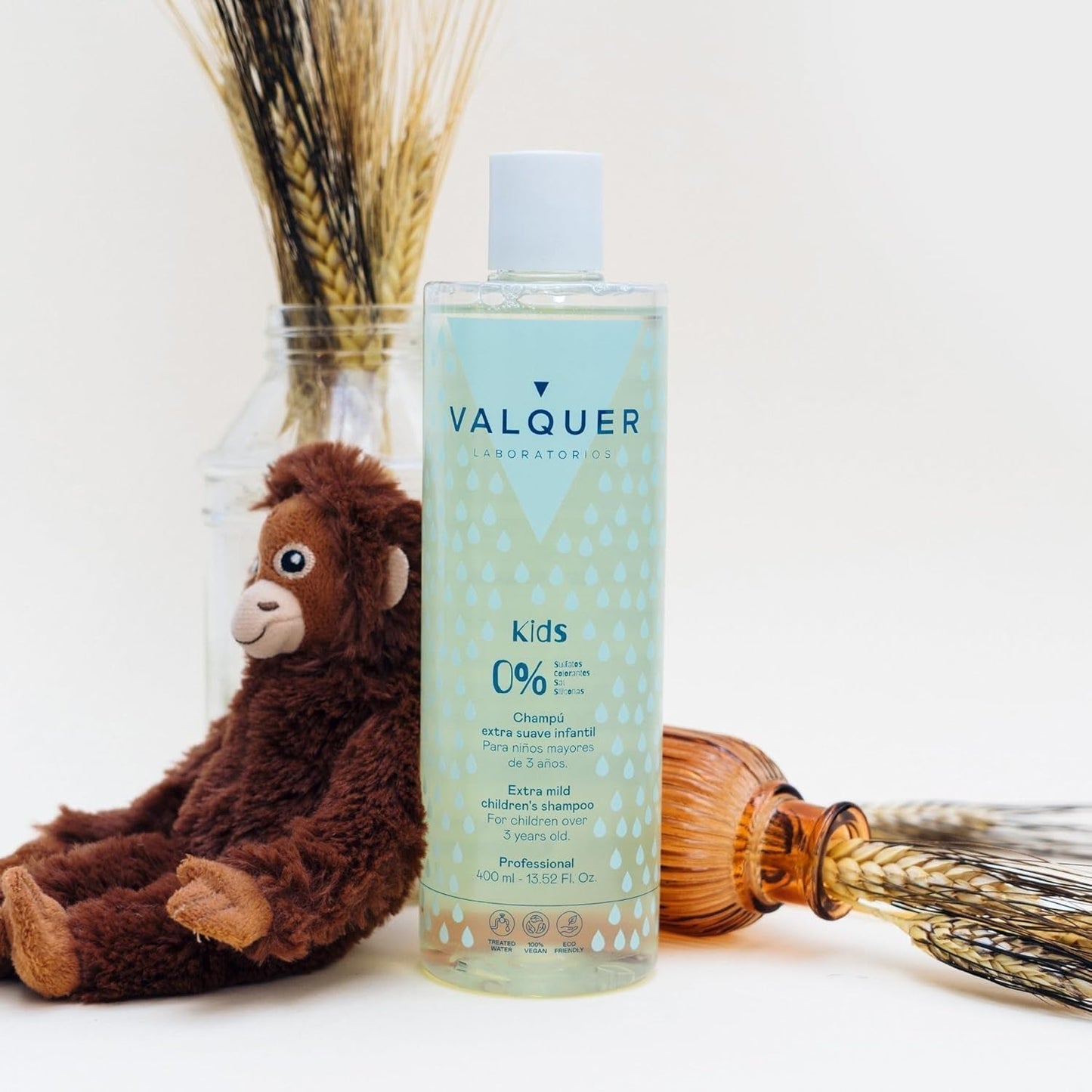 Shampoo e balsamo per capelli Valquer senza siliconi, senza solfati, per bambini Bambini - Bagno e Cura della Pelle Naty Shop