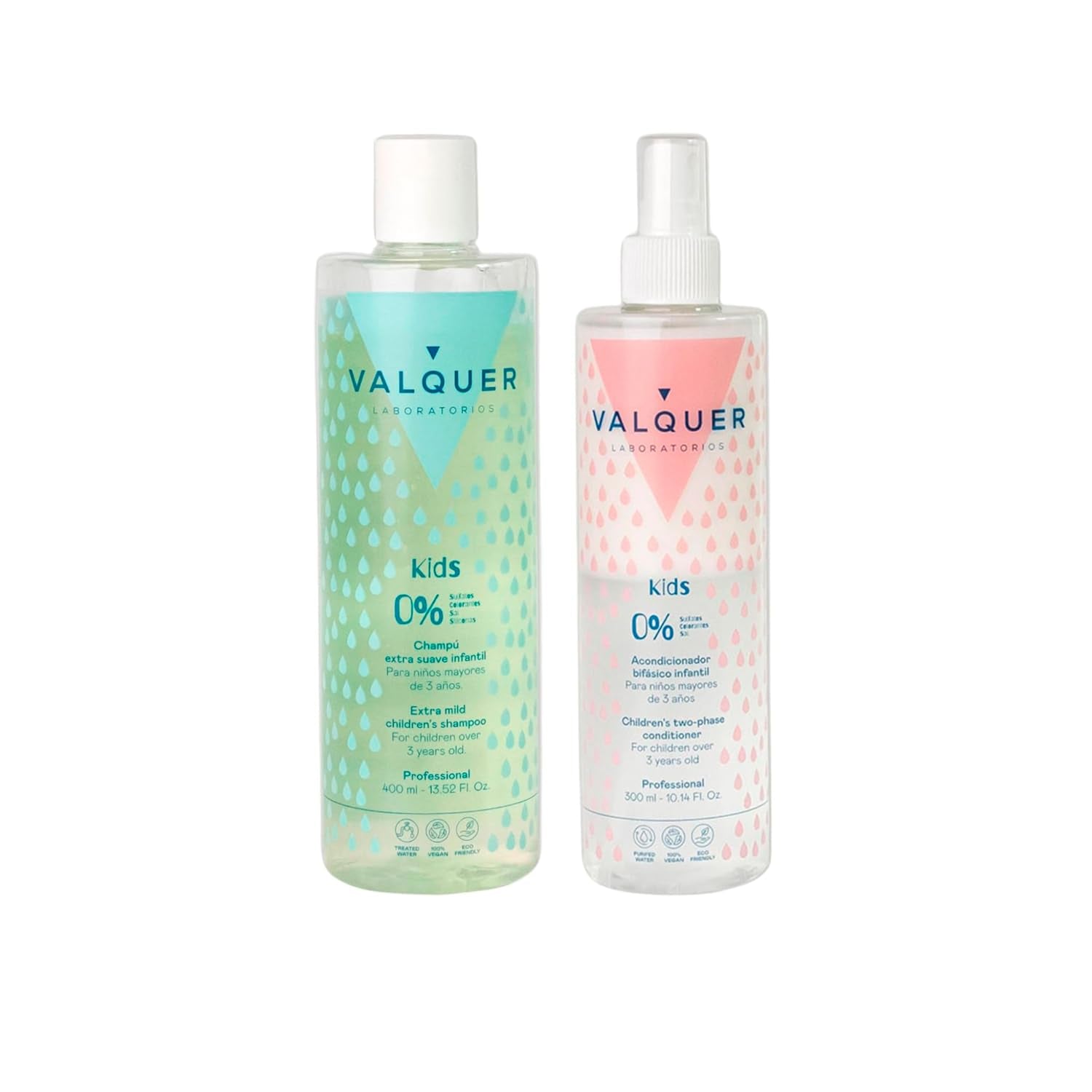 Shampoo e balsamo per capelli Valquer per bambini senza siliconi, senza solfati, per bambini Bambini - Bagno e Cura della Pelle Naty Shop Titolo predefinito