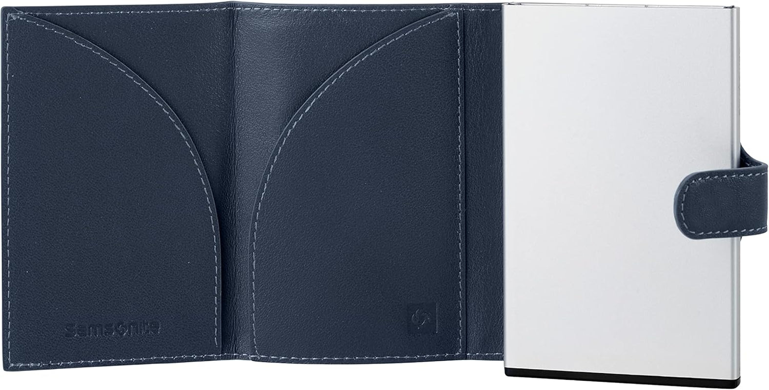 Samsonite Alu Fit SLG - Portafoglio, 10,2 cm, blu Portafoglio da uomo Naty Shop