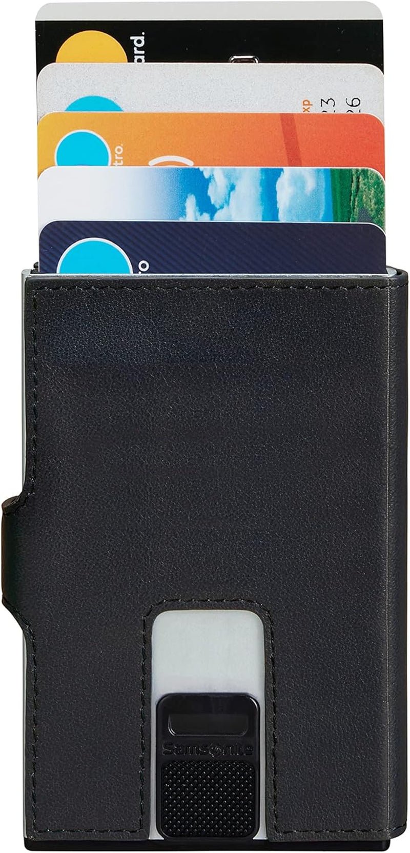 Samsonite Alu Fit SLG - Portafoglio, 10,2 cm, nero (black) Portafoglio da uomo Naty Shop