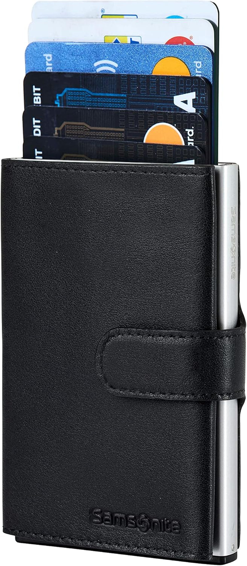 Samsonite Alu Fit SLG - Portafoglio, 10,2 cm, nero (black) Portafoglio da uomo Naty Shop
