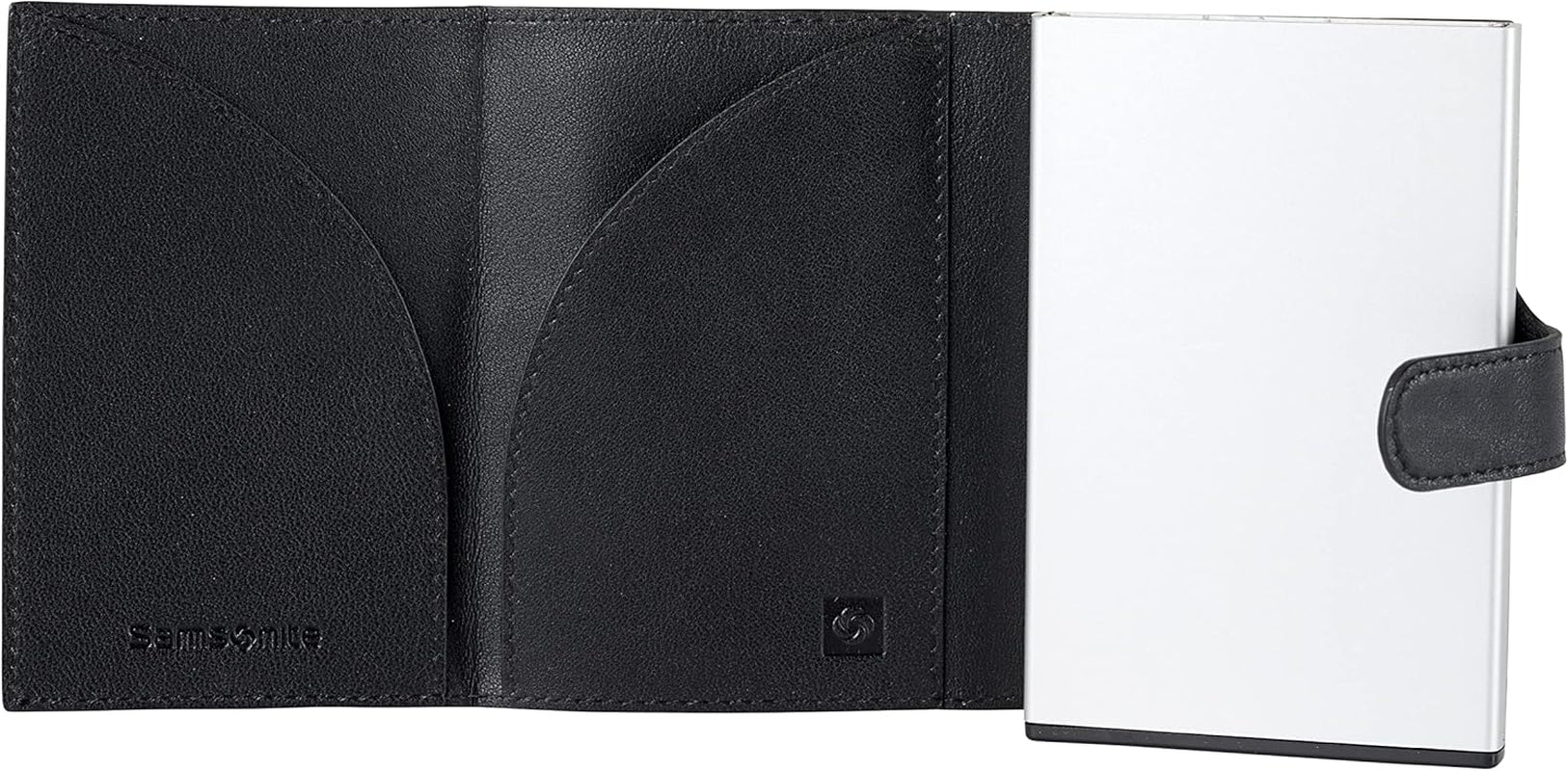 Samsonite Alu Fit SLG - Portafoglio, 10,2 cm, nero (black) Portafoglio da uomo Naty Shop