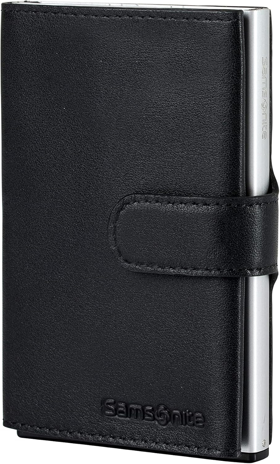 Samsonite Alu Fit SLG - Portafoglio, 10,2 cm, nero (nero) Naty Shop Portafoglio da uomo Nero 10,2 cm