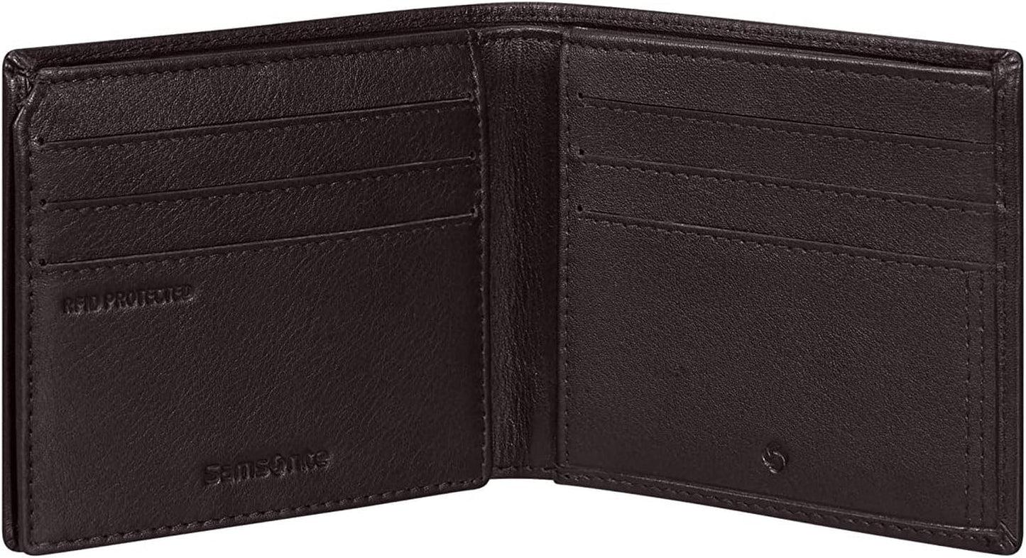 Samsonite Attack 2 SLG - Portafoglio, 10.5 cm, marrone (Ebony Brown) Portafoglio da uomo Naty Shop