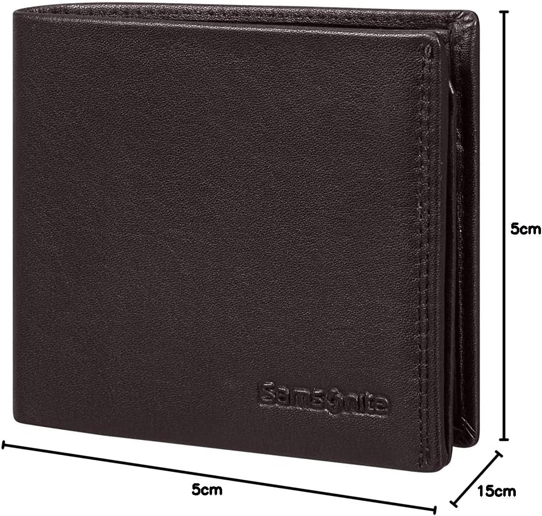 Samsonite Attack 2 SLG - Portafoglio, 10.5 cm, marrone (Ebony Brown) Portafoglio da uomo Naty Shop