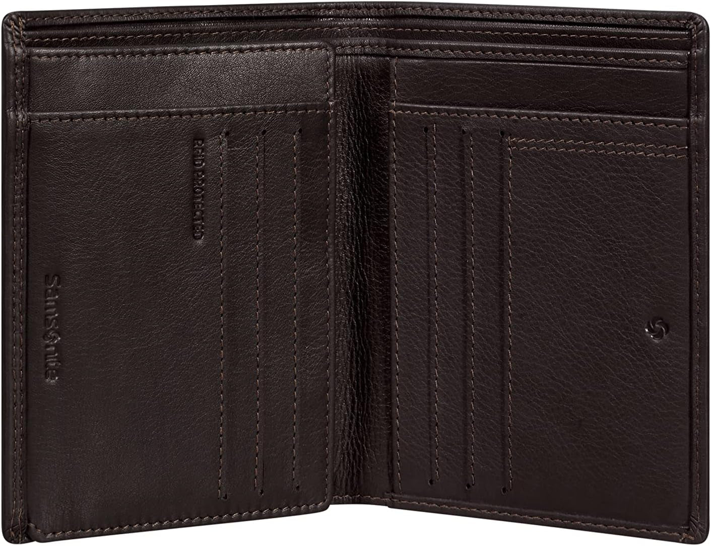 Samsonite Attack 2 SLG - Portafoglio, 12,5 cm, marrone (Ebony Brown) Portafoglio da uomo Naty Shop