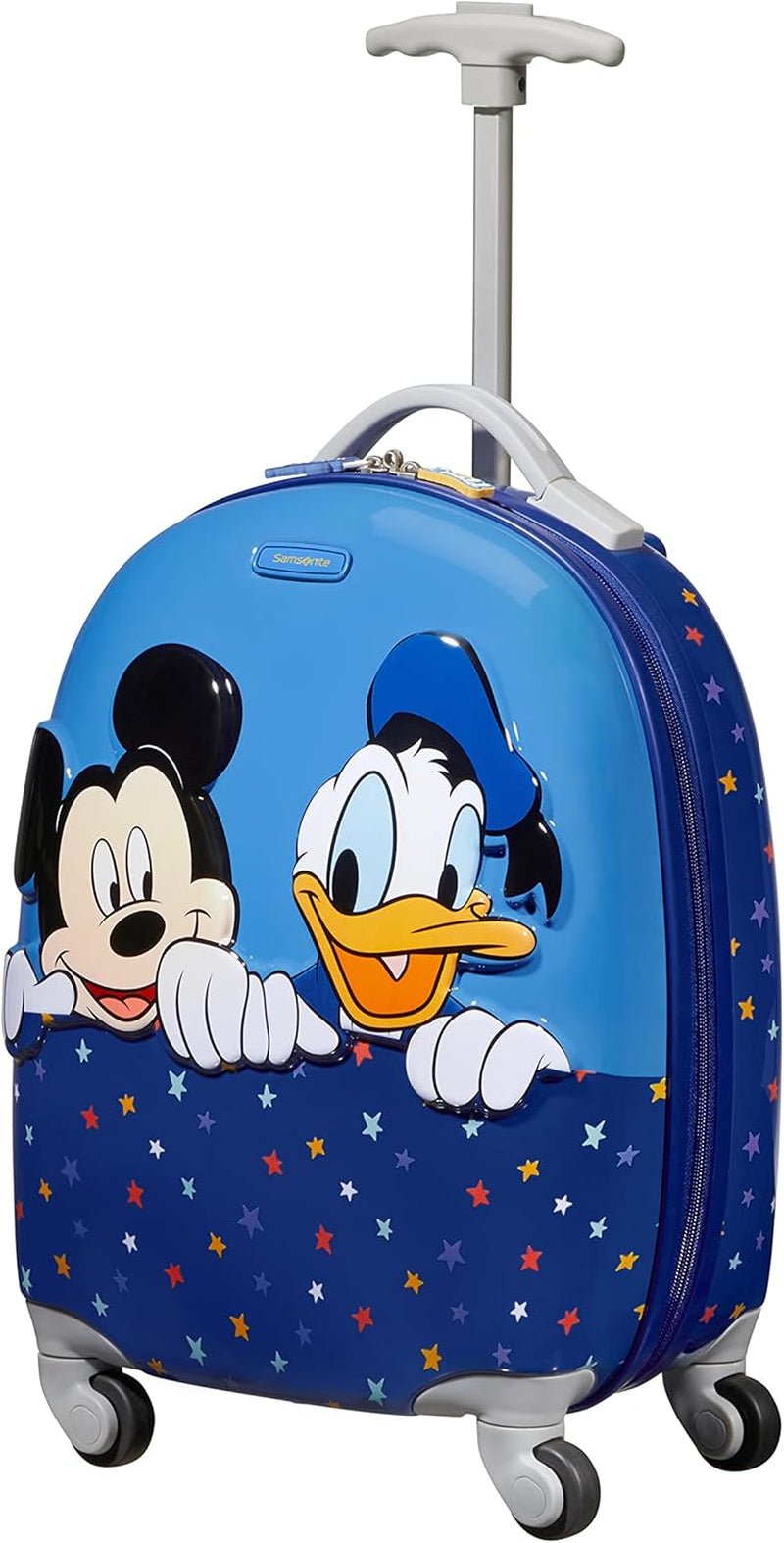 Samsonite Disney Ultimate 2.0 - Valigia per bambini Spinner S Bagagli e attrezzature da viaggio Naty Shop (Multicolore) Topolino e Paperino Stelle Spinner Xs (46 Cm - 20,5 L)