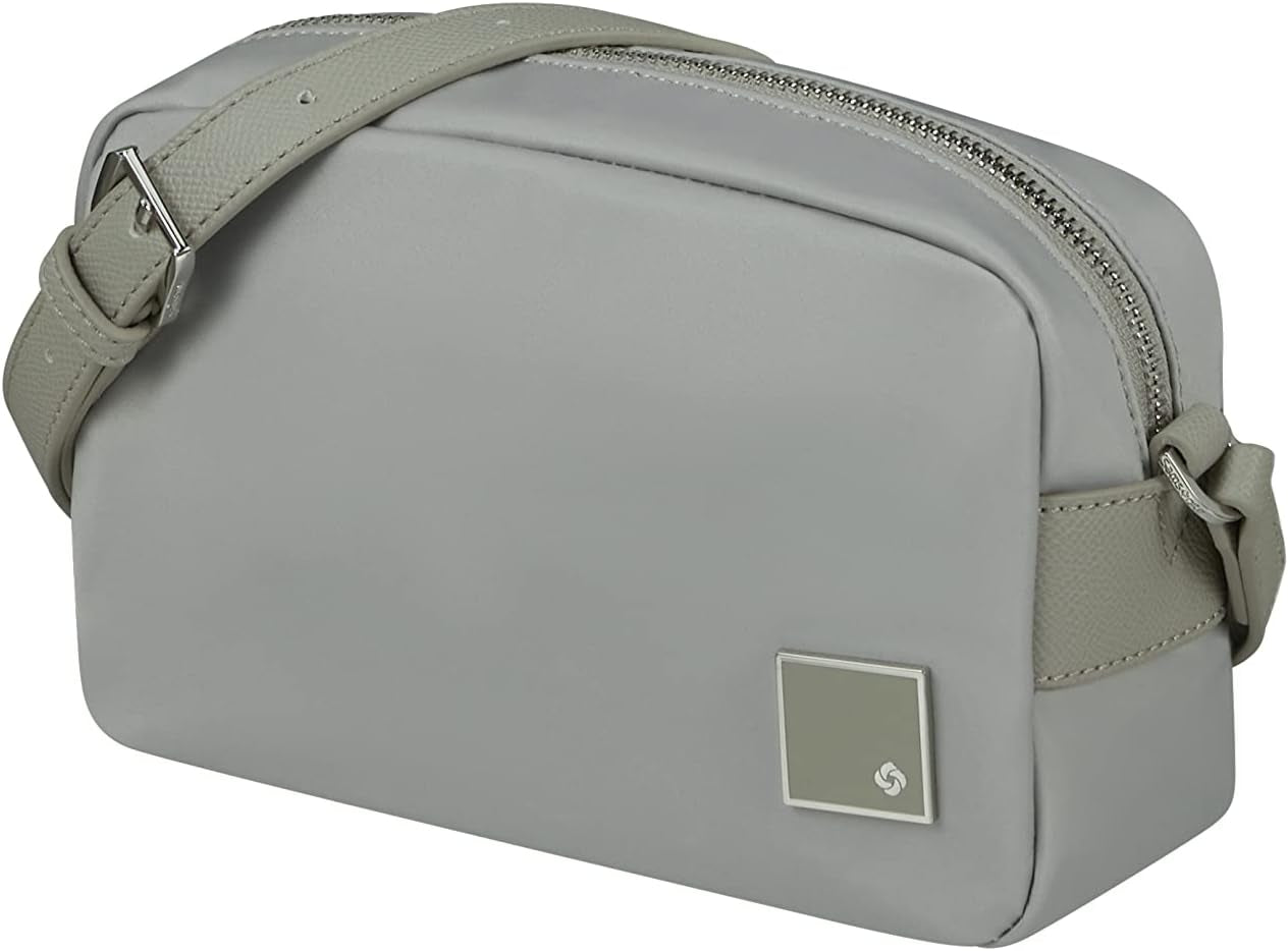 Samsonite Essentially Karissa - Borsa a tracolla Donna Borse Naty Shop Grigio (Dove Grey)