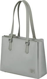 Samsonite Essentially Karissa - Borsa a tracolla con 3 scomparti, 34 cm, nero (black) Borse Donna Naty Shop Grigio (Dove Grey)
